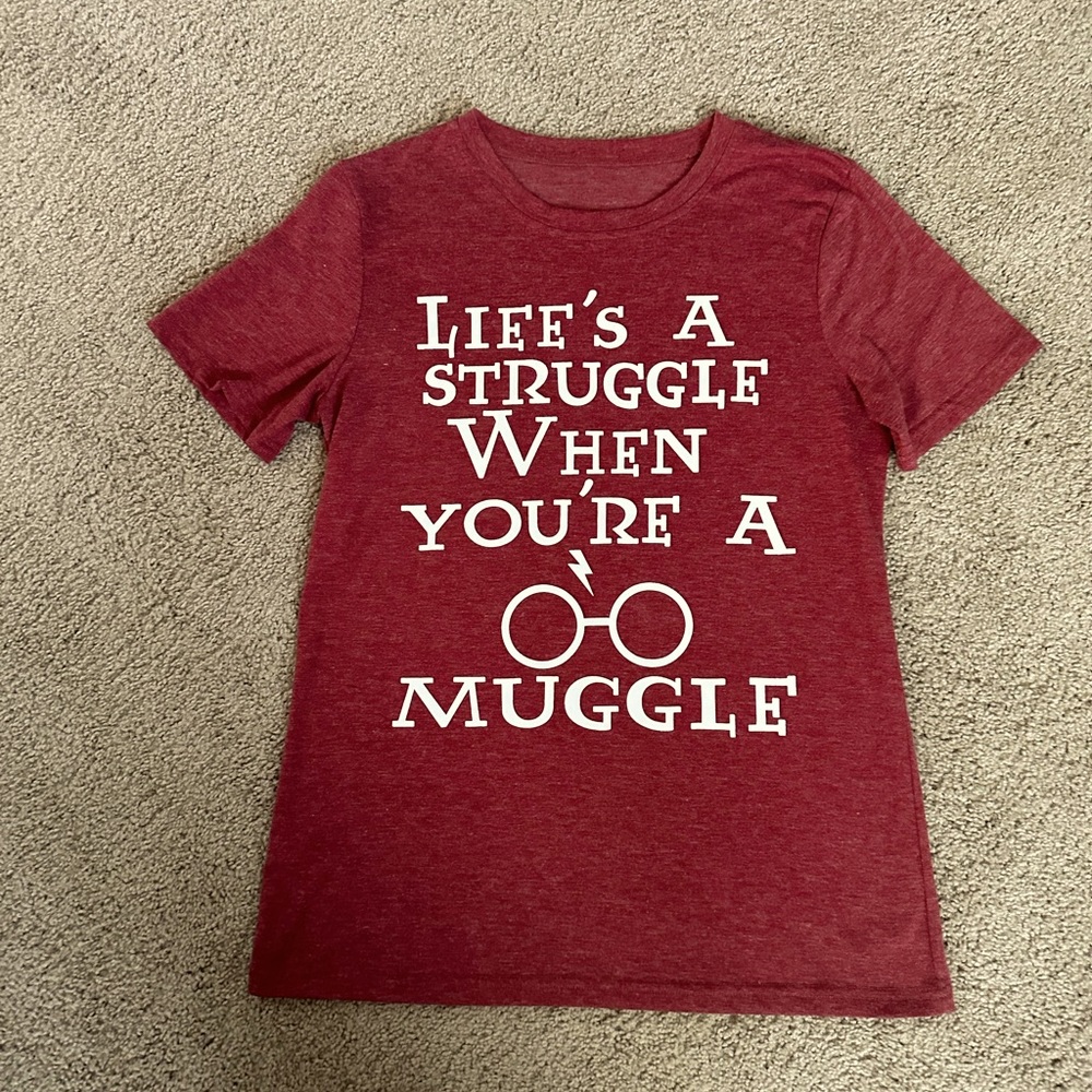 Harry Potter muggle shirt. Women’s small.